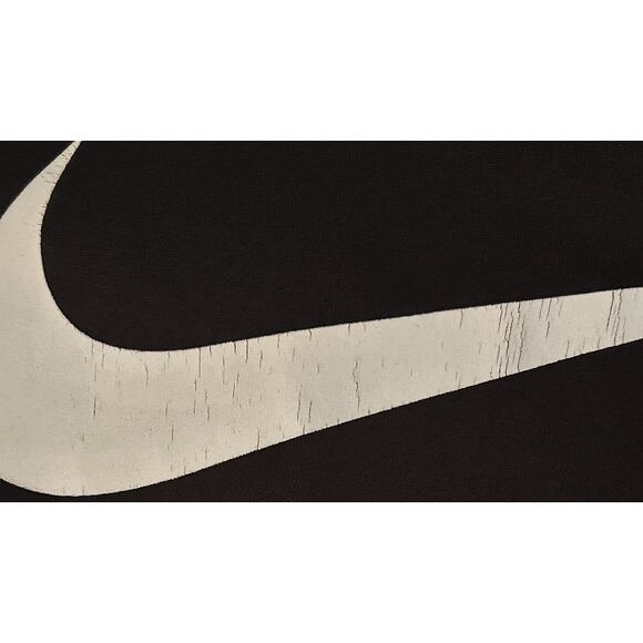 The Nike Tee Dri-FIT Swoosh Logo Black Athletic T-Shirt Big Kids' Boys Small - Picture 7 of 7